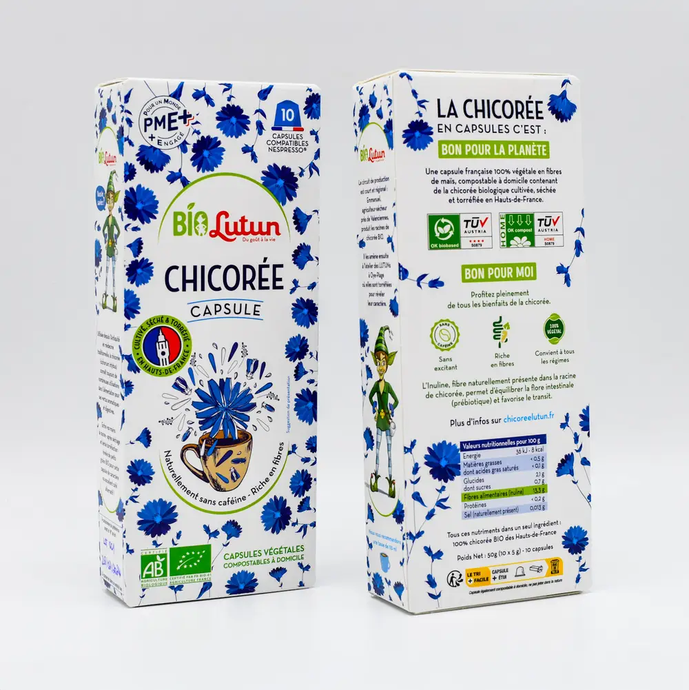 Capsules 100 % chicorée BIO - Sans caféine - Compatibles Nespresso - x10 – Image 2