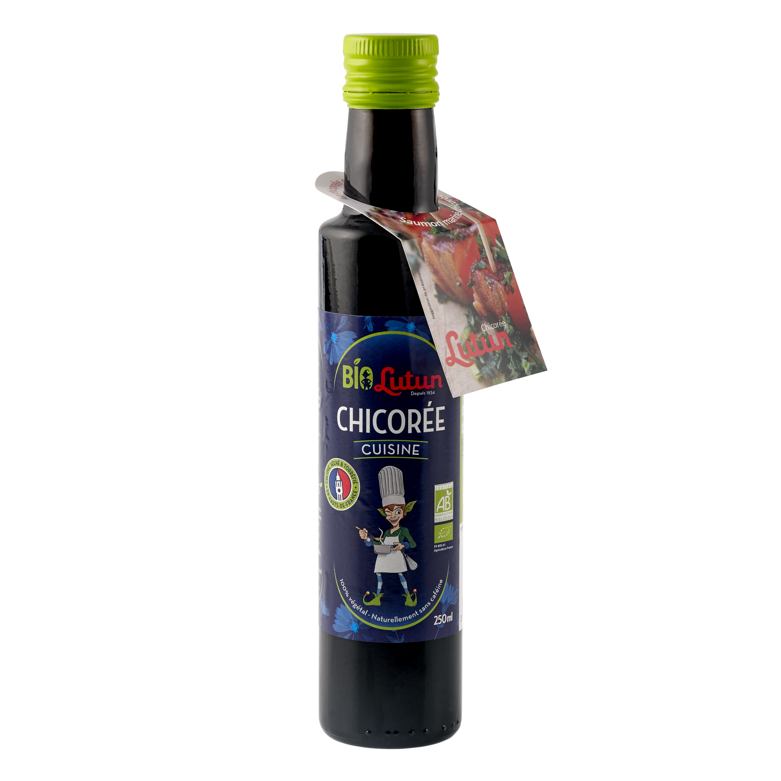 Chicorée liquide BIO - Spéciale cuisine - Arôme naturel - 250 ml