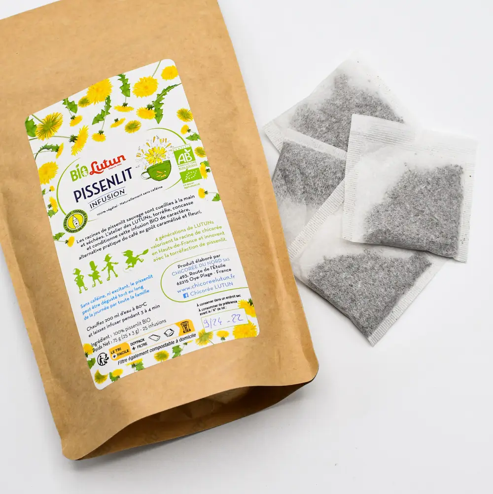 Infusions de pissenlit BIO - Boisson détox - Sans caféine - x25 sachets – Image 2
