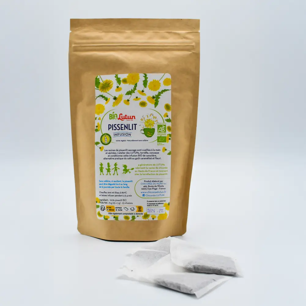 Infusions de pissenlit BIO - Boisson détox - Sans caféine - x25 sachets – Image 4